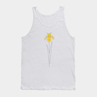 Mustard Iris Tank Top